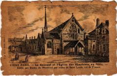 Carte postale ancienne Vieux Paris Couvent et Eglise des Chartreux
                                                                     à Paris 4e
                                