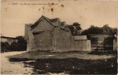 Carte postale ancienne Une Masure - Impasse Girardon à Montmartre
                                                                     à Paris 18e
                                
