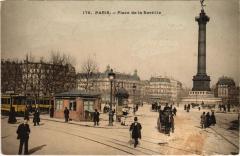 Place de la Bastille à Paris 12e