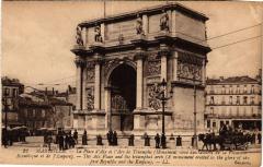 Marseille-La Place d'Aix et l'Arc de Triomphe à Marseille