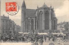 Epinal - Eglise Saint Maurice Et Le Marche à Épinal