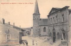 Martigny Les Bains - L'Hotel De Ville Et L'Eglise à Martigny-les-Bains