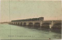 Etaples - Le pont du chemin de fer à Étaples