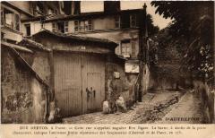 Carte postale ancienne Rue Berton
                                                                     à Paris 16e
                                