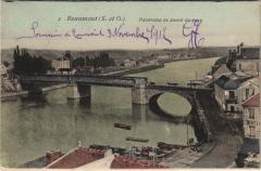 Beaumont - Panorama en amont du pont