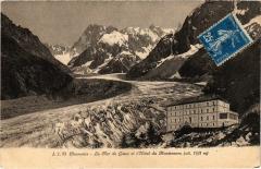 Chamonix - La Mer de Glace et l'Hotel du Montenvers