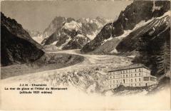Chamonix - La mer de glace et l'Hotel du Montanvert