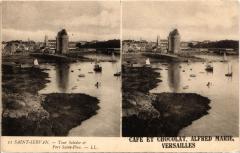Saint-Servan Tour Solidor et Pont Saint-Pere France