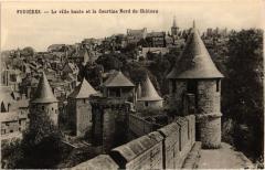 Fougeres La ville haute et la Courtine Nord France