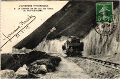 Puy de Dome Le Chemin de fer sur les flancs France