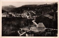 Orcival Vue Generale prise de la scierie France à Orcival