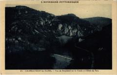 Chateauneuf les Bains Vue de Braynand sur la Sioule France