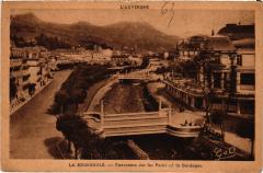 La Bourboule Panorama s les Ponts et la Dordogne France à La Bourboule