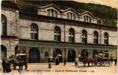 Mont-Dore Facade de l'Etablissement Thermal France à Mont-Dore