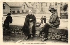 Auvergne Nos bons vieux Creusois apres le Marche France