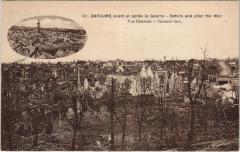 Bapaume avant et aprés le Guerre-Vue Générale à Bapaume