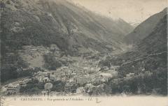 Vue générale et l'Ardiden à Cauterets