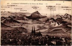 Clermont-Ferrand et la Chaine des Domes France à Clermont-Ferrand