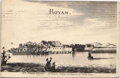 Vieux Royan-Le Chateau d'aprés une Gravure à Royan