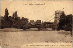 Parentignat Le Pont suspendu France à Parent