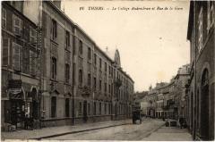 Thiers Le College Audembrun et Rue de la Gare France à Thiers