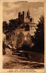 Saint-Nectaire L'Eglise vue de la route du Mont-Dore France -
																					63240 Mont-Dore
																			