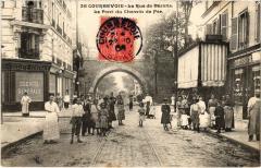 Courbevoie Rue de Bezons Pont du Chemin de Fer Railway à Courbevoie