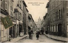 Bourganeuf Rue Grande à Bourganeuf