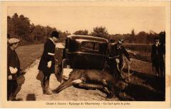 Equipage de Cheverny Chasse a courre Cerf apres la prise Hunting à Cheverny