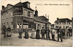 Creil Place du Marché hotel du Commerce à Creil