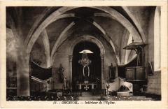 Orgeval interieur de l'Eglise à Orgeval