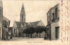 Orgeval Place de l'Eglise à Orgeval