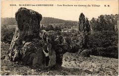 Chevreuse les rochers au dessus du village à Chevreuse