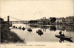 Fin d'Oise Pont suspendu