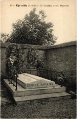 Egreville le Tombeau de M. Massenet