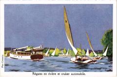 Regates en riviere et cruiser automobile