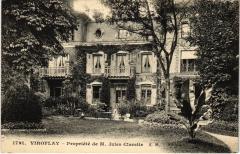 Viroflay Propriete de M. Jules Claretie à Viroflay