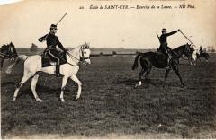 St Cyr l'Ecole exercice de la lance