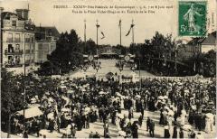 Troyes vue de la Place Victor Hugo à Troyes