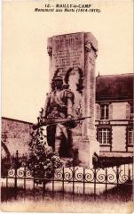 Mailly le Camp Monument aux Morts -
																					10230 Mailly-le-Camp
																			