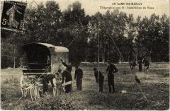 Mailly le Camp Installation du Poste à Mailly-le-Camp