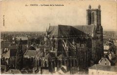 Troyes le Chevet de la Cathedrale à Troyes