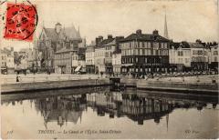Troyes le Canal Eglise Saint-Urbain à Troyes