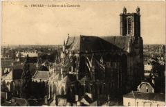 Troyes le Chevet de la Cathedrale à Troyes