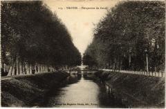 Troyes Perspective du Canal à Troyes