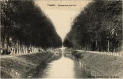 Troyes Perspective du Canal à Troyes