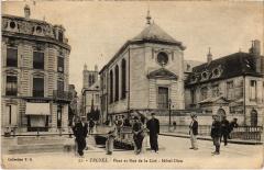 Troyes Pont et Rue de la Cite Hotel Dieu à Troyes