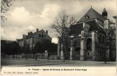 Troyes Eglise Saint-Nicolas Boulevard Victor Hugo à Troyes