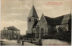 Bagneaux Eglise et la Mairie -
													10 Aube
												