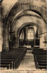 Sainpuits interieur de l'Eglise -
													10 Aube
												